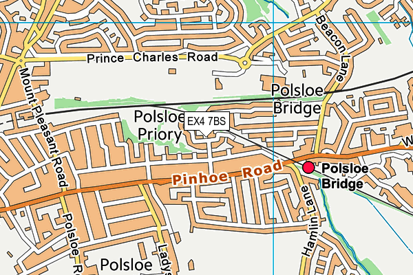 EX4 7BS map - OS VectorMap District (Ordnance Survey)