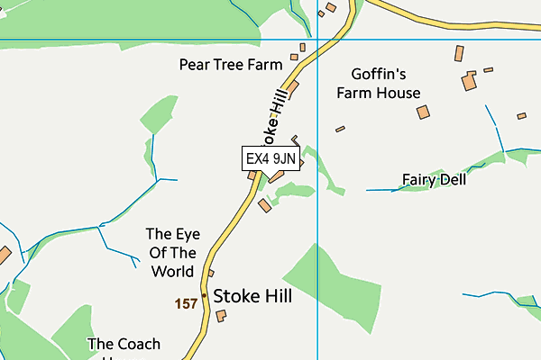 EX4 9JN map - OS VectorMap District (Ordnance Survey)