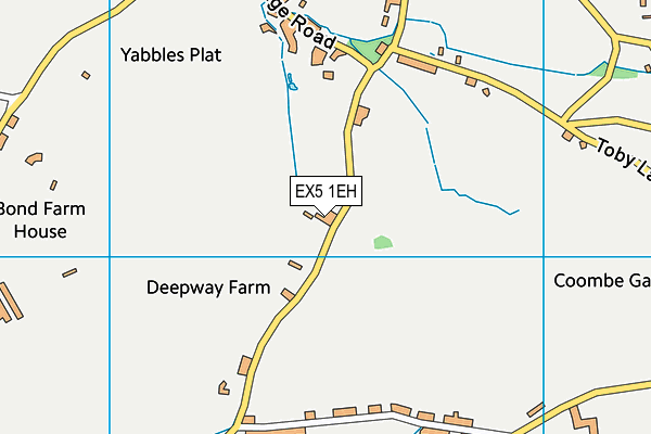 EX5 1EH map - OS VectorMap District (Ordnance Survey)