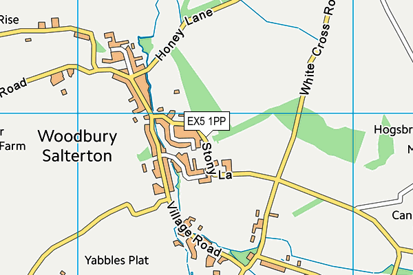 Woodbury Salterton Church Of England Primary School map (EX5 1PP) - OS VectorMap District (Ordnance Survey)