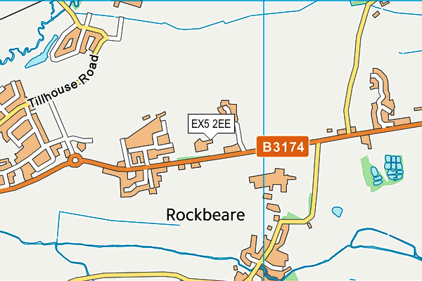 EX5 2EE map - OS VectorMap District (Ordnance Survey)
