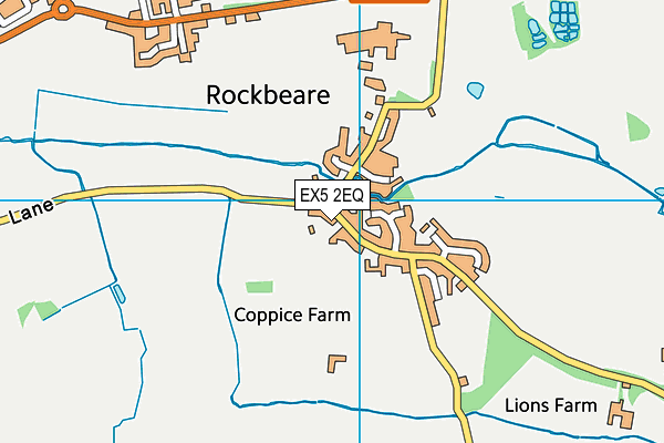 Rockbeare Church of England Primary School and Pre-School map (EX5 2EQ) - OS VectorMap District (Ordnance Survey)