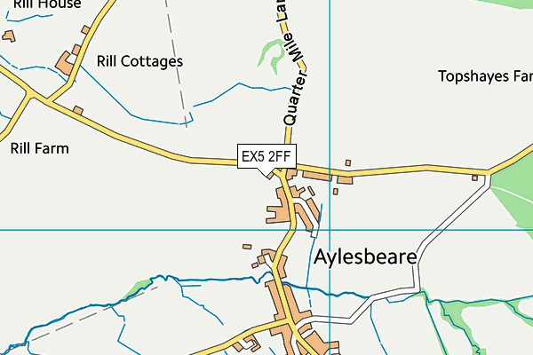 EX5 2FF map - OS VectorMap District (Ordnance Survey)