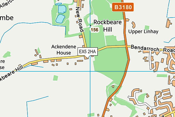 EX5 2HA map - OS VectorMap District (Ordnance Survey)
