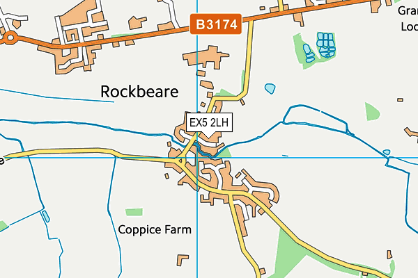 EX5 2LH map - OS VectorMap District (Ordnance Survey)