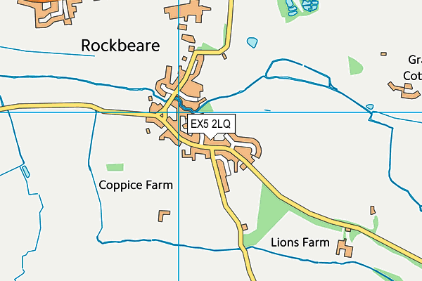 EX5 2LQ map - OS VectorMap District (Ordnance Survey)