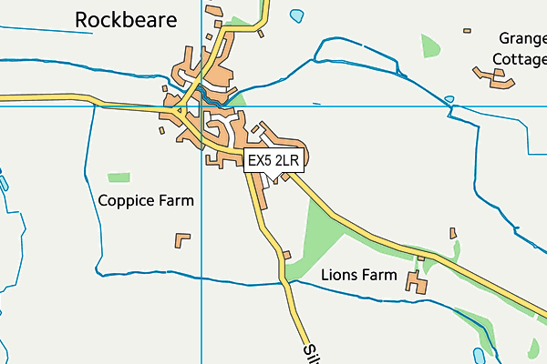 EX5 2LR map - OS VectorMap District (Ordnance Survey)