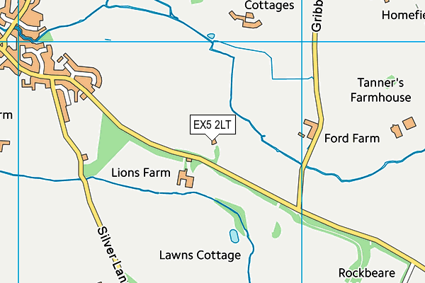 EX5 2LT map - OS VectorMap District (Ordnance Survey)
