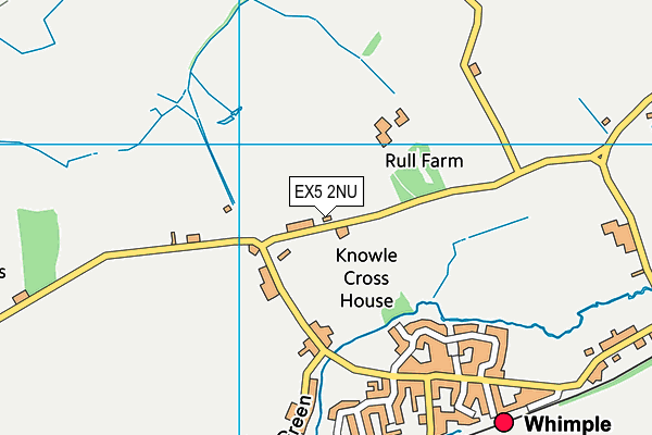 Knowle Cross Recreation Ground map (EX5 2NU) - OS VectorMap District (Ordnance Survey)