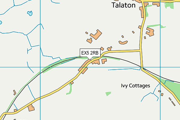 EX5 2RB map - OS VectorMap District (Ordnance Survey)