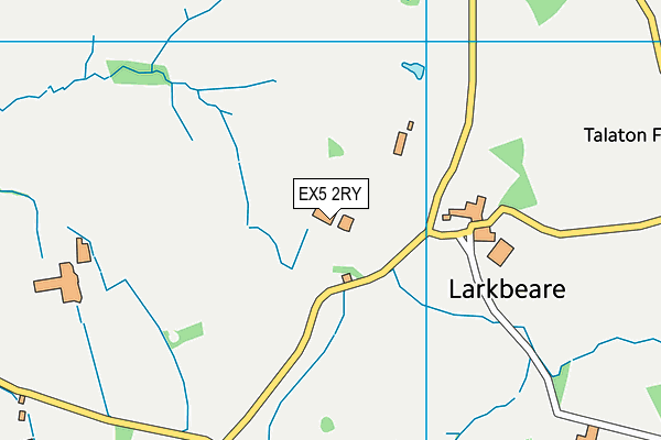 EX5 2RY map - OS VectorMap District (Ordnance Survey)