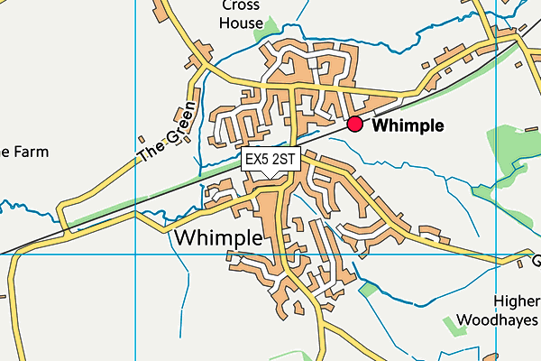 EX5 2ST map - OS VectorMap District (Ordnance Survey)