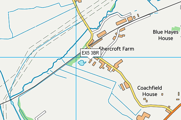 EX5 3BR map - OS VectorMap District (Ordnance Survey)
