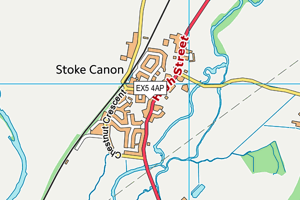 EX5 4AP map - OS VectorMap District (Ordnance Survey)