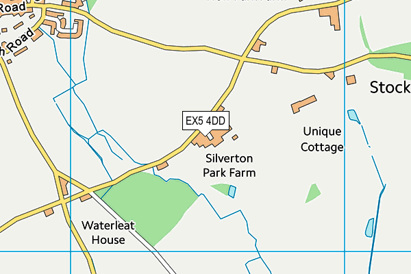 EX5 4DD map - OS VectorMap District (Ordnance Survey)