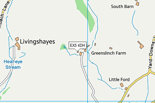 EX5 4DH map - OS VectorMap District (Ordnance Survey)