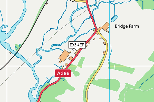 EX5 4EF map - OS VectorMap District (Ordnance Survey)