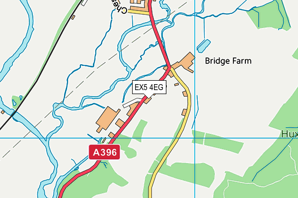 EX5 4EG map - OS VectorMap District (Ordnance Survey)