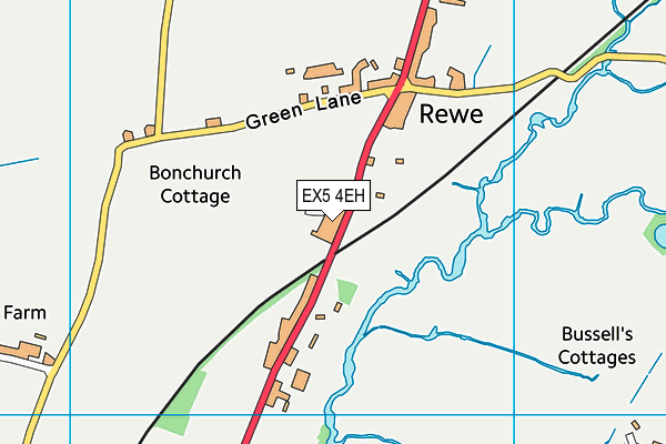 EX5 4EH map - OS VectorMap District (Ordnance Survey)