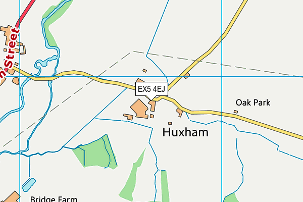 EX5 4EJ map - OS VectorMap District (Ordnance Survey)