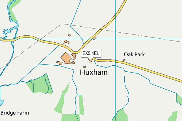 EX5 4EL map - OS VectorMap District (Ordnance Survey)