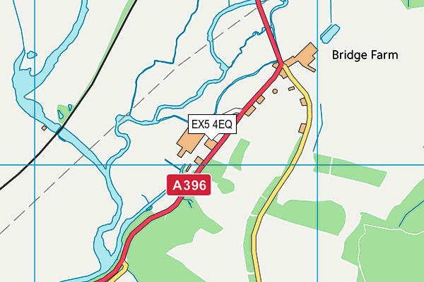 EX5 4EQ map - OS VectorMap District (Ordnance Survey)