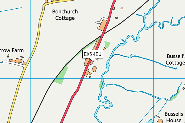 EX5 4EU map - OS VectorMap District (Ordnance Survey)