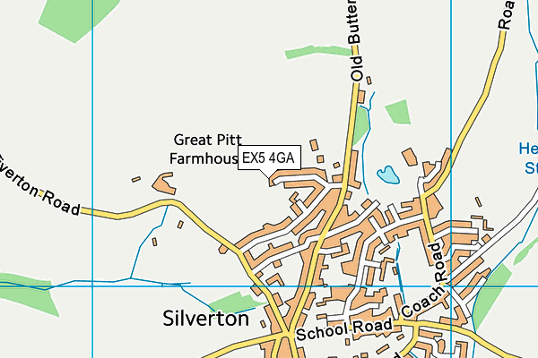 EX5 4GA map - OS VectorMap District (Ordnance Survey)