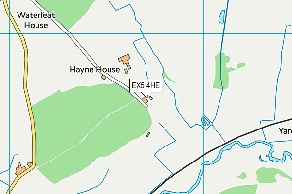 EX5 4HE map - OS VectorMap District (Ordnance Survey)