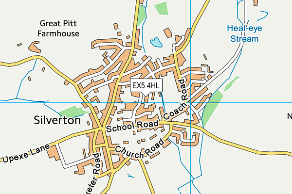 EX5 4HL map - OS VectorMap District (Ordnance Survey)