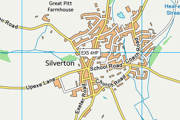 EX5 4HP map - OS VectorMap District (Ordnance Survey)