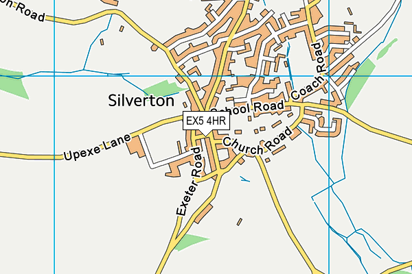 EX5 4HR map - OS VectorMap District (Ordnance Survey)