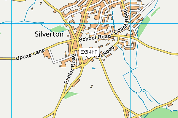 EX5 4HT map - OS VectorMap District (Ordnance Survey)