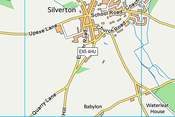 EX5 4HU map - OS VectorMap District (Ordnance Survey)