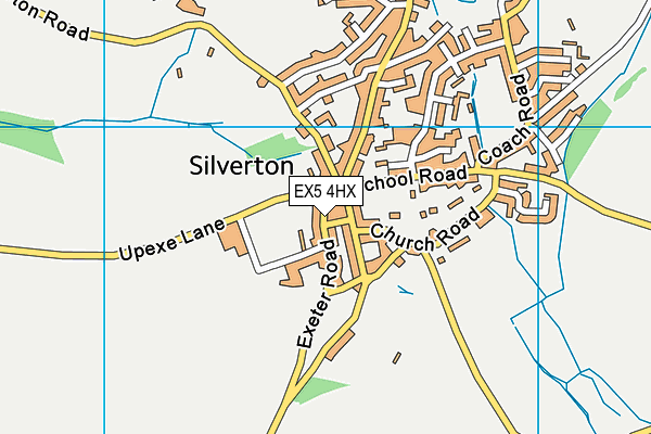 EX5 4HX map - OS VectorMap District (Ordnance Survey)