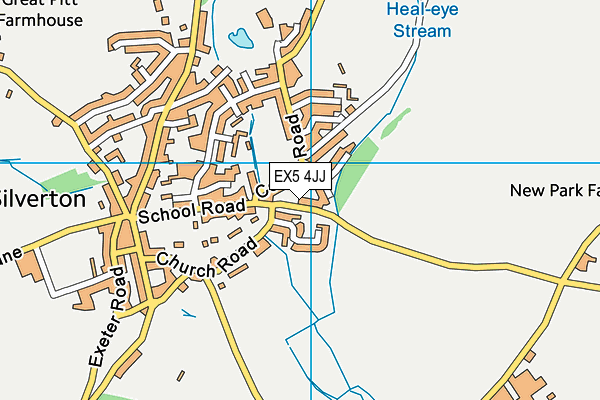EX5 4JJ map - OS VectorMap District (Ordnance Survey)