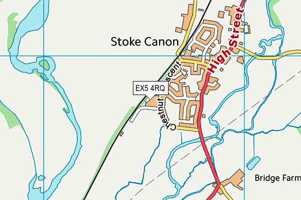 EX5 4RQ map - OS VectorMap District (Ordnance Survey)