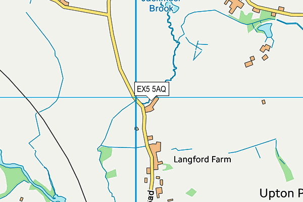 EX5 5AQ map - OS VectorMap District (Ordnance Survey)