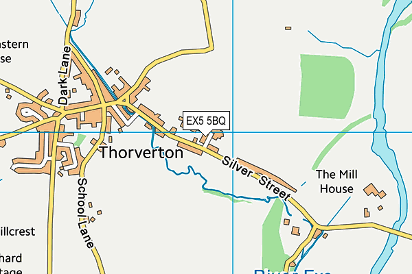 EX5 5BQ map - OS VectorMap District (Ordnance Survey)