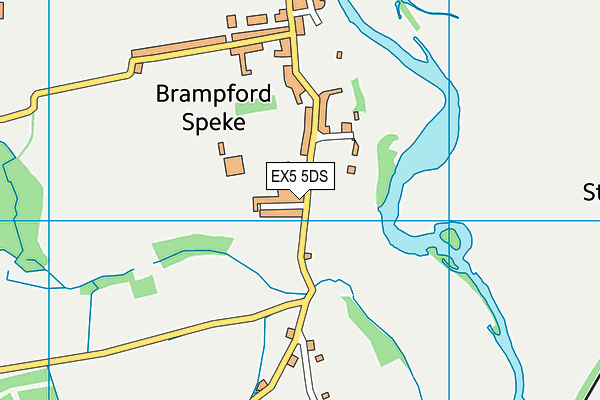 EX5 5DS map - OS VectorMap District (Ordnance Survey)