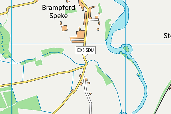 EX5 5DU map - OS VectorMap District (Ordnance Survey)