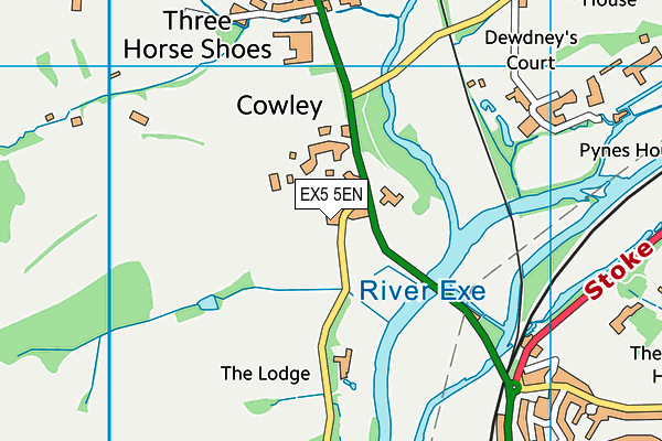 EX5 5EN map - OS VectorMap District (Ordnance Survey)