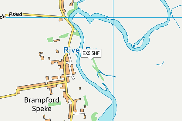 EX5 5HF map - OS VectorMap District (Ordnance Survey)