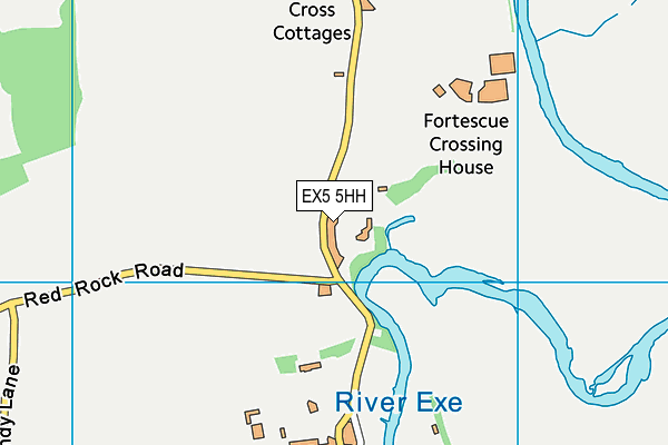EX5 5HH map - OS VectorMap District (Ordnance Survey)