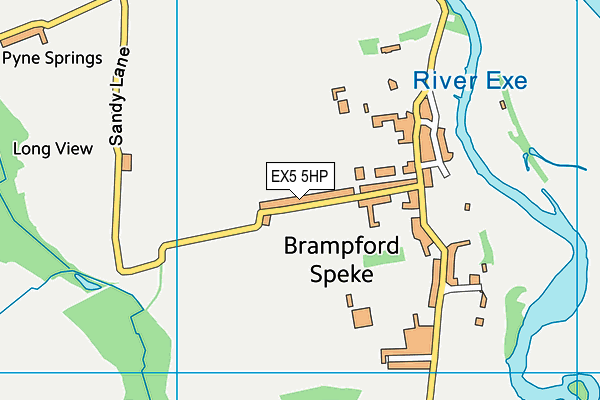 EX5 5HP map - OS VectorMap District (Ordnance Survey)