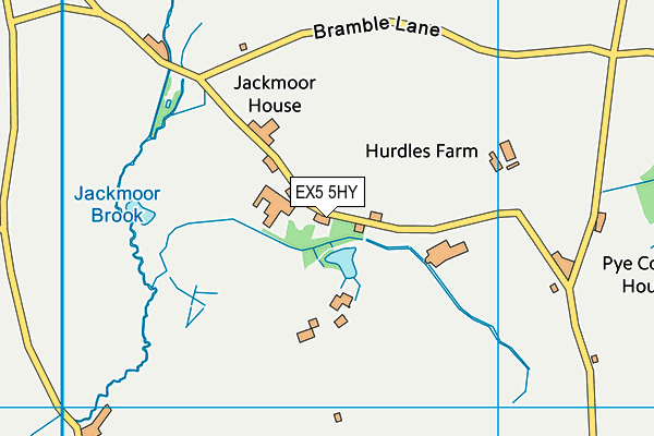 EX5 5HY map - OS VectorMap District (Ordnance Survey)