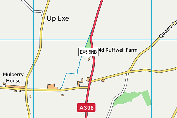 EX5 5NB map - OS VectorMap District (Ordnance Survey)