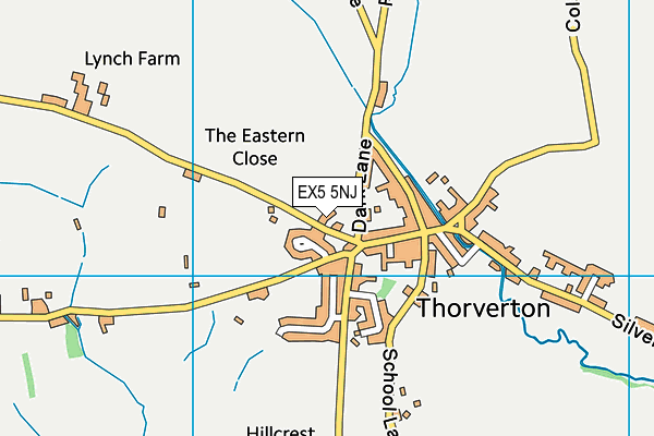EX5 5NJ map - OS VectorMap District (Ordnance Survey)
