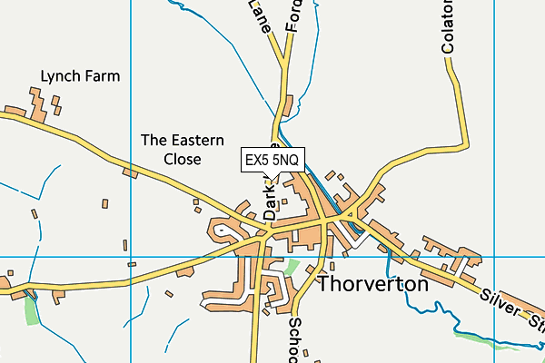 EX5 5NQ map - OS VectorMap District (Ordnance Survey)