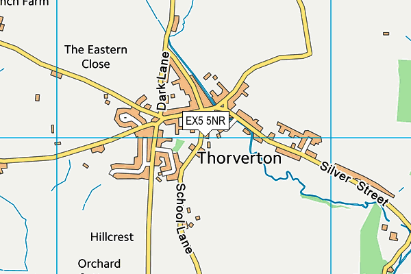 Thorverton Church Of England Primary School map (EX5 5NR) - OS VectorMap District (Ordnance Survey)